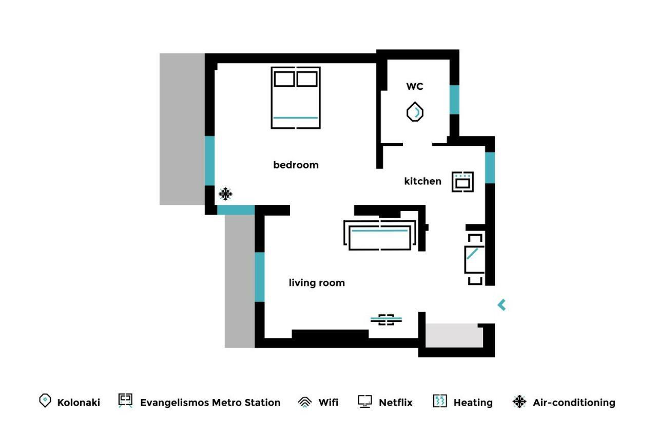 Superb 1Bd Apartment In The Heart Of Kolonaki By Upstreet Ateny Zewnętrze zdjęcie